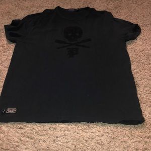Polo T Shirt   Skull and Bones Line